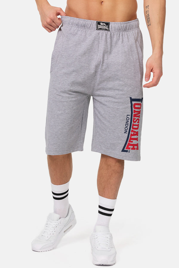 LONSDALE Shorts "Logo Jam" | Marl Grey