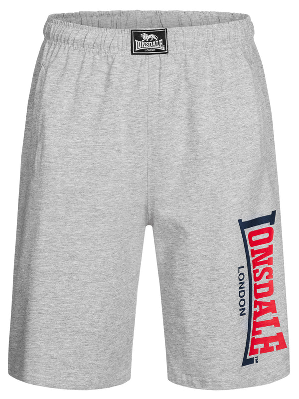 LONSDALE Shorts "Logo Jam" | Marl Grey
