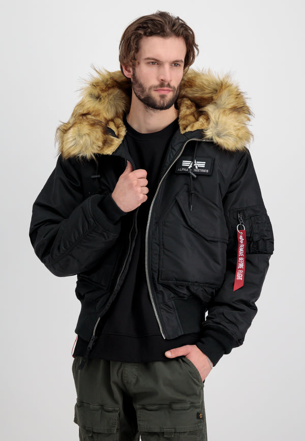 ALPHA INDUSTRIES 45 P Hooded Custom | Black Reflektiv