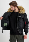 ALPHA INDUSTRIES 45 P Hooded Custom | Black Reflektiv