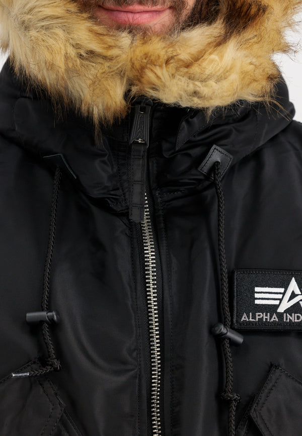 ALPHA INDUSTRIES 45 P Hooded Custom | Black Reflektiv