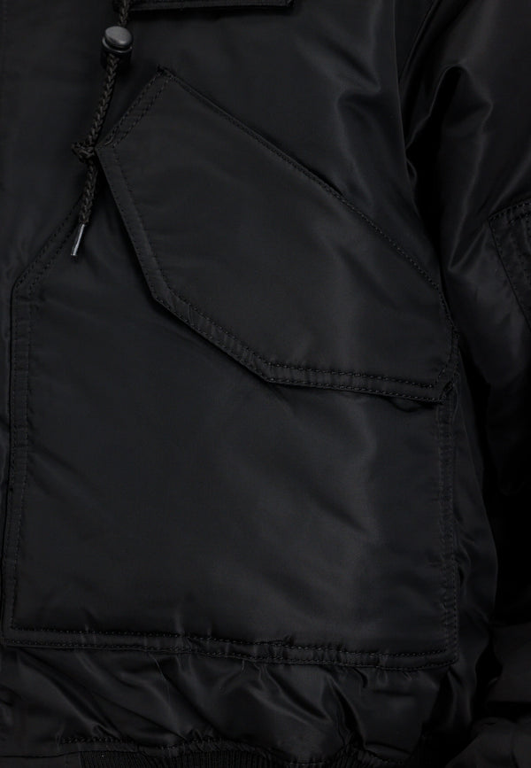 ALPHA INDUSTRIES 45 P Hooded Custom | Black Reflektiv