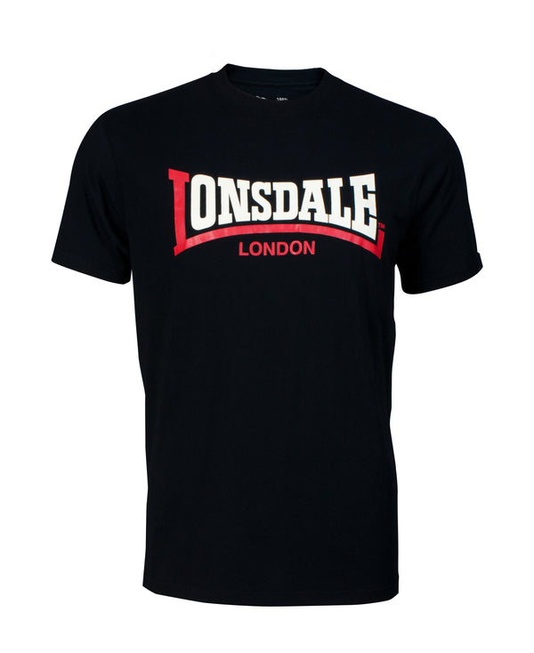 LONSDALE T-Shirt "Two Tone" | Black