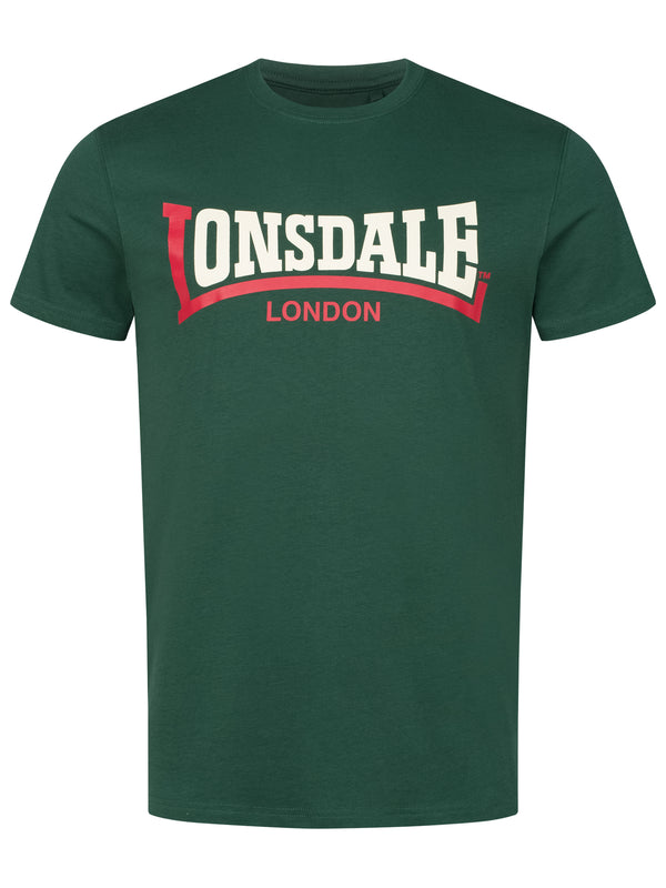 LONSDALE Herren T-Shirt "Two Tone" | Bottle Green