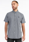 LONSDALE Hemd "Brixworth" | Black / White