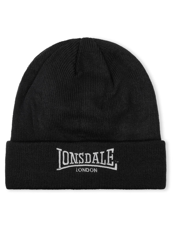 LONSDALE Beanie "Dundee" | Black