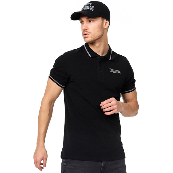 LONSDALE Poloshirt "Causton" | Black