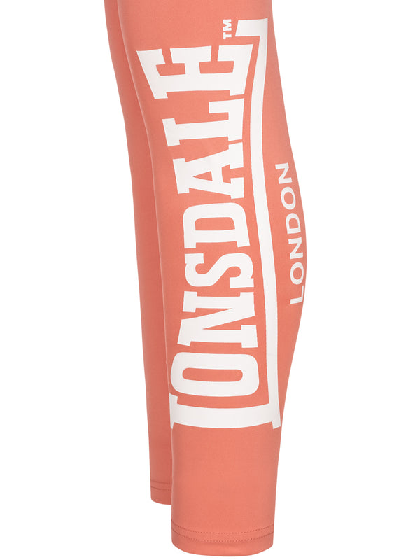 LONSDALE Damen Leggins "Semley" | Terracotta