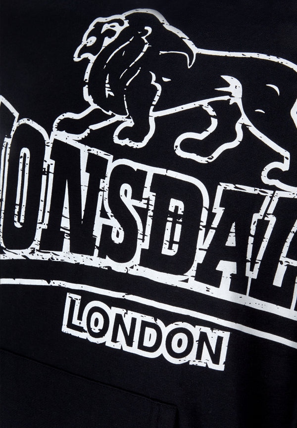LONSDALE Herren Sweatshirt "Tadley" | Black/Ecru