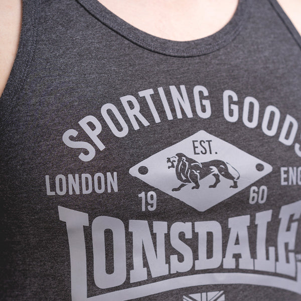 LONSDALE Tanktop "Pilton" | Marl Anthracite