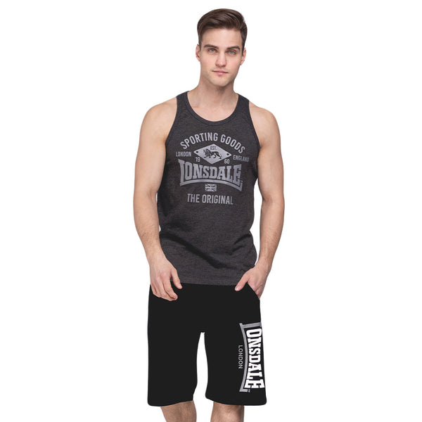 LONSDALE Tanktop "Pilton" | Marl Anthracite