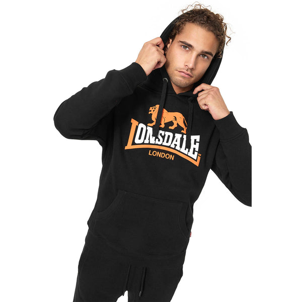 LONSDALE Kapuzenpullover "Thurning" | Black