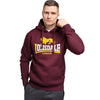 LONSDALE Kapuzenpullover "Thurning" | Oxblood