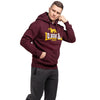 LONSDALE Kapuzenpullover "Thurning" | Oxblood