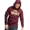 LONSDALE Kapuzenpullover "Thurning" | Oxblood