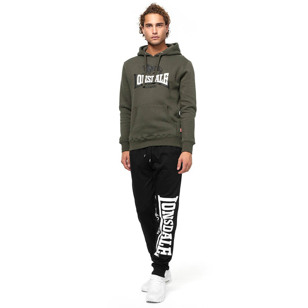 LONSDALE Kapuzenpullover "Thurning" | Olive