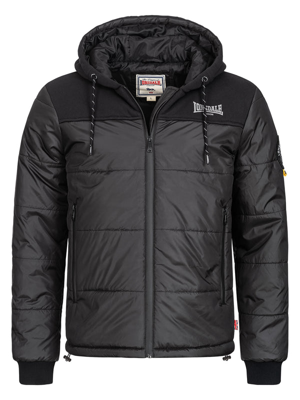 LONSDALE LONDON Herren Winterjacke "Botallack" | Black