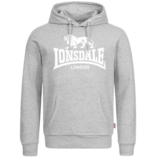 LONSDALE Hoodie "Fremington" | Marl Grey