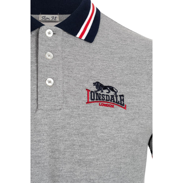 LONSDALE Poloshirt "Occumster" | Marl Grey
