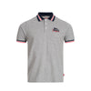 LONSDALE Poloshirt "Occumster" | Marl Grey