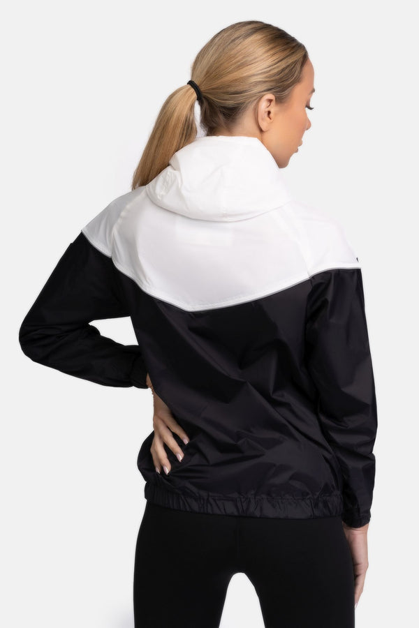 LONSDALE Ladies Windjacke "Skerray" | Black / White