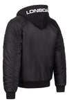LONSDALE Bomberjacke "Ballindean" | Black