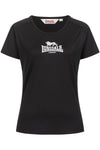LONSDALE Ladies T-Shirt "Halyard" | Black