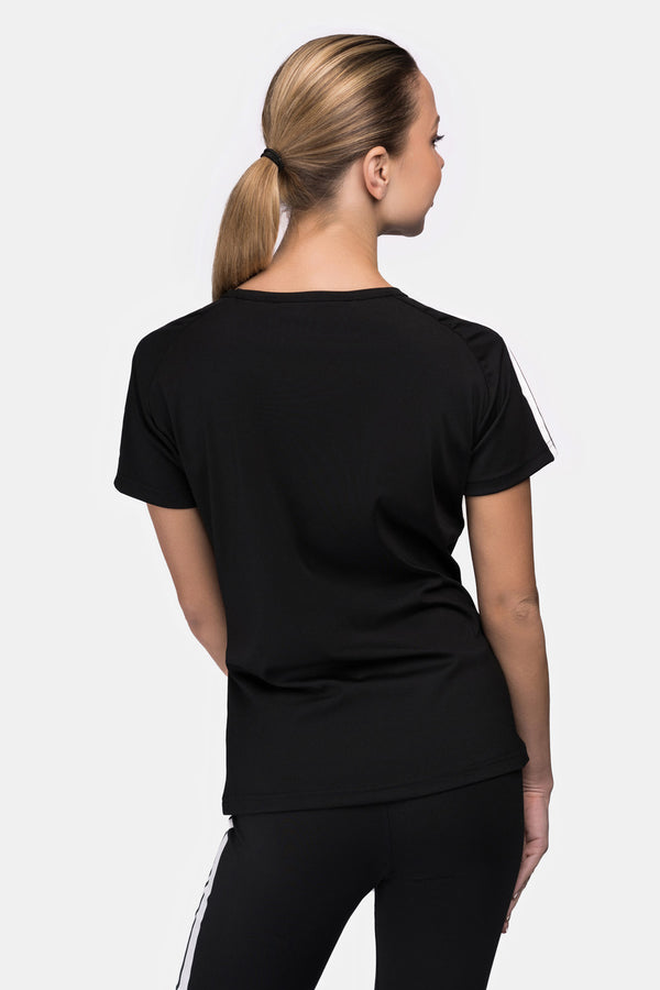 LONSDALE Ladies T-Shirt "Halyard" | Black