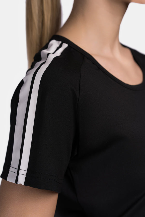 LONSDALE Ladies T-Shirt "Halyard" | Black