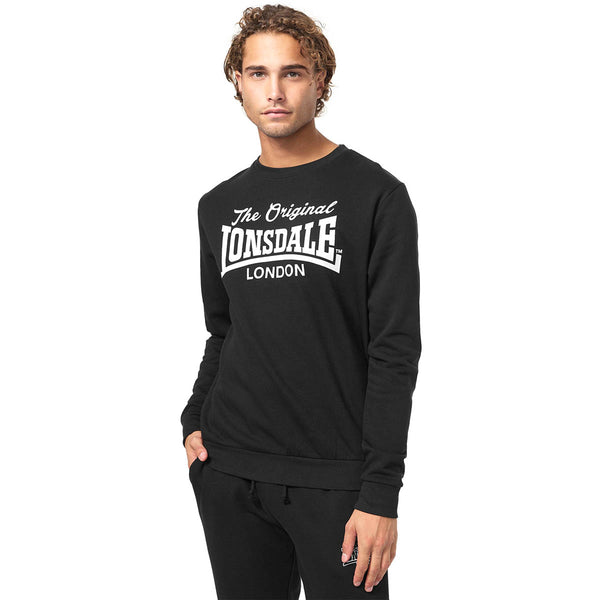 LONSDALE Sweatshirt "Burghead" | Schwarz
