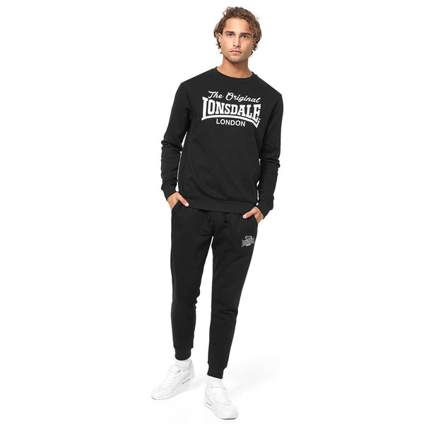 LONSDALE Sweatshirt "Burghead" | Schwarz