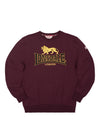 LONSDALE Sweatshirt "Lawins" | Oxblood