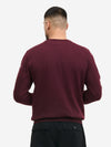 LONSDALE Sweatshirt "Lawins" | Oxblood
