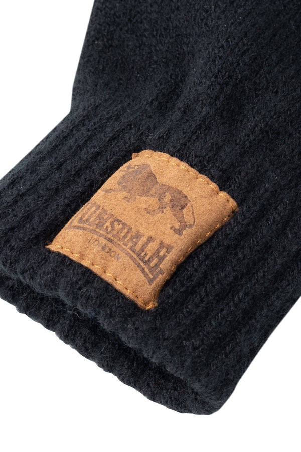 LONSDALE Mütze & Handschuh Set "Deazley" | Black