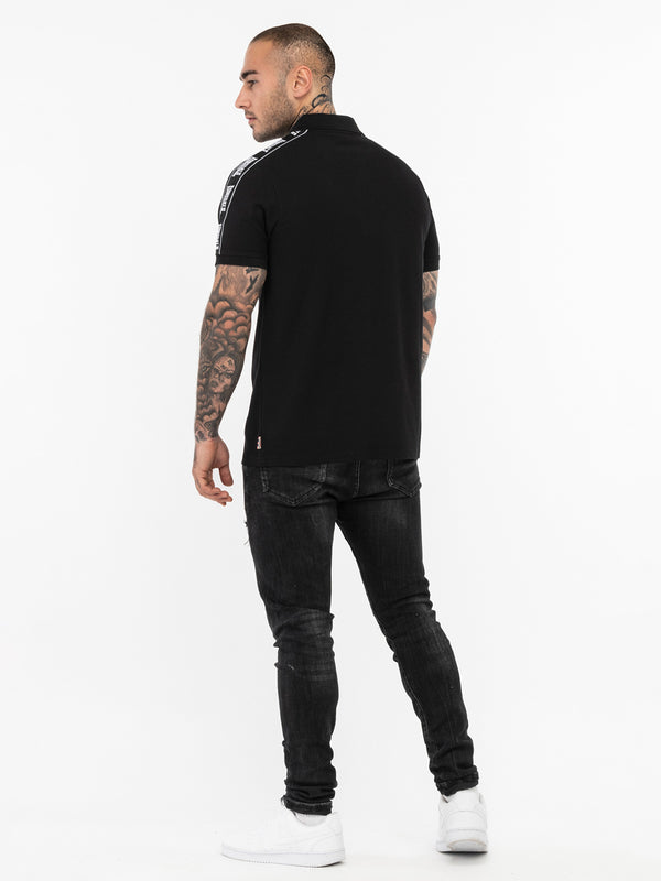 LONSDALE Herren Poloshirt " Setter" | Black