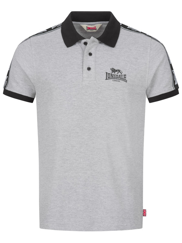 LONSDALE Herren Poloshirt "Setter" | Marl Grey