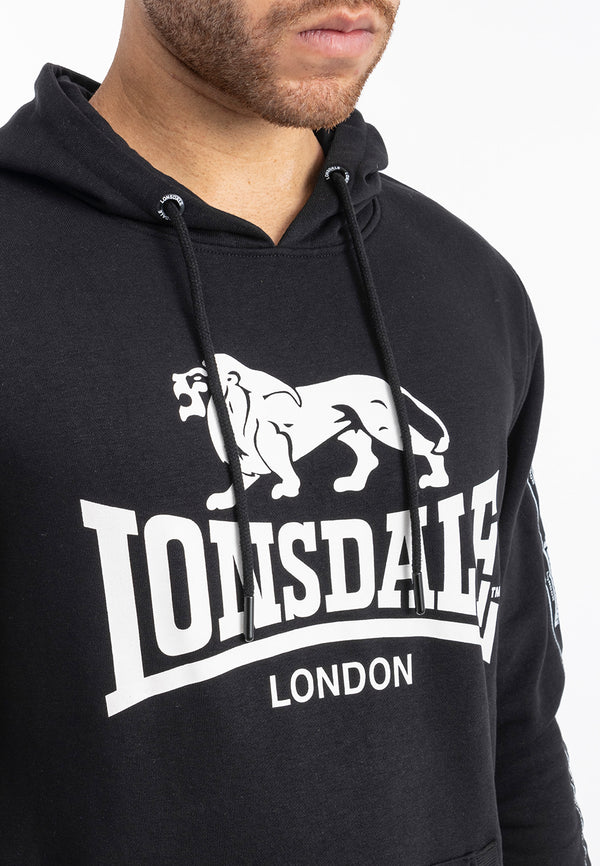 LONSDALE Hoodie „Scousburgh“ | Black