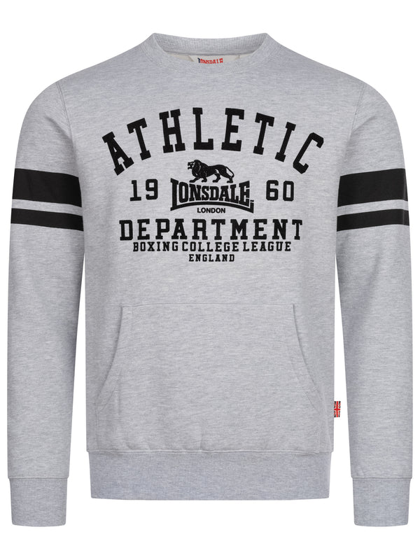 LONSDALE Herren Sweatshirt "Glespin" | Marl Grey