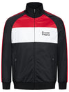 LONSDALE Trainingsjacke "Bracklesham" | Black/Red/White