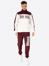 LONSDALE Herren Trainingsanzug "Holmbury" | White/Red