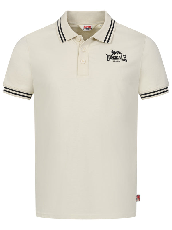 LONSDALE Herren Poloshirt "Rhodes" | Beige