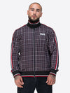 LONSDALE Trainingsjacke "Whelley" | Black/Red