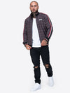 LONSDALE Trainingsjacke "Whelley" | Black/Red
