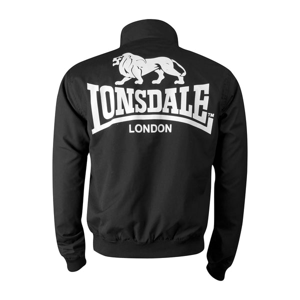 LONSDALE Jacke "Acton" mit Rückendruck | Black