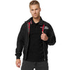 LONSDALE Jacke "Acton" mit Rückendruck | Black