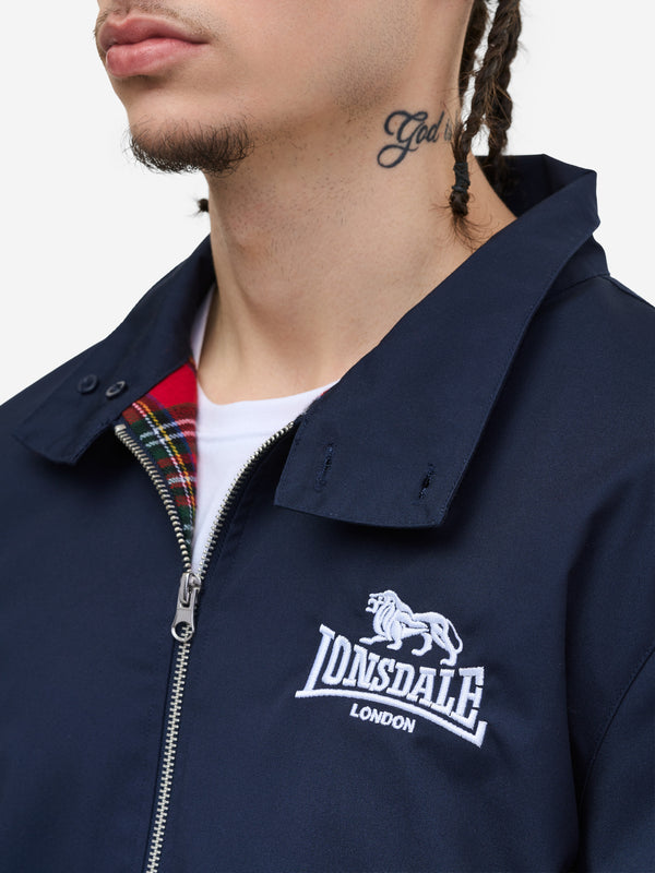LONSDALE Jacke "Acton" mit Rückendruck | Dark Navy