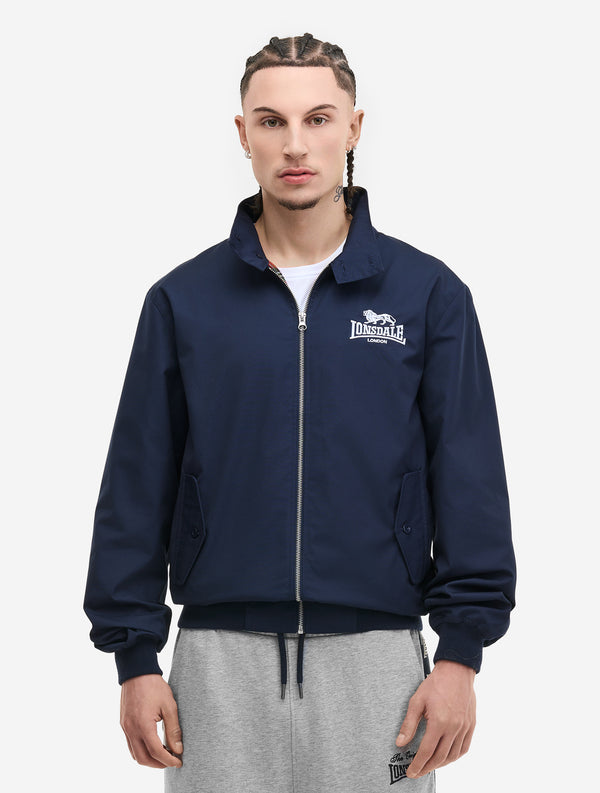 LONSDALE Jacke "Acton" mit Rückendruck | Dark Navy