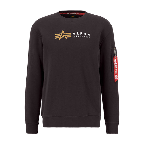 ❌ SALE ❌ ALPHA INDUSTRIES Label Sweater | Hunter Brown