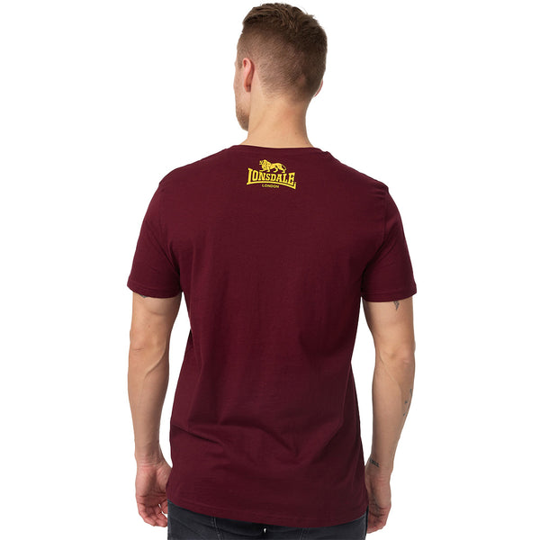 LONSDALE T-Shirt "Logo" | Vintage Oxblood