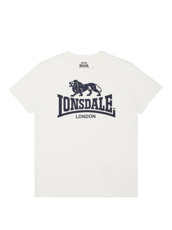 LONSDALE T-Shirt "Logo" | Ecru